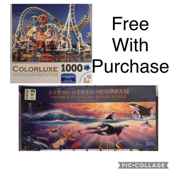 Other - SOLD!  Amusement Park Rides Puzzle w/FREE puzzle